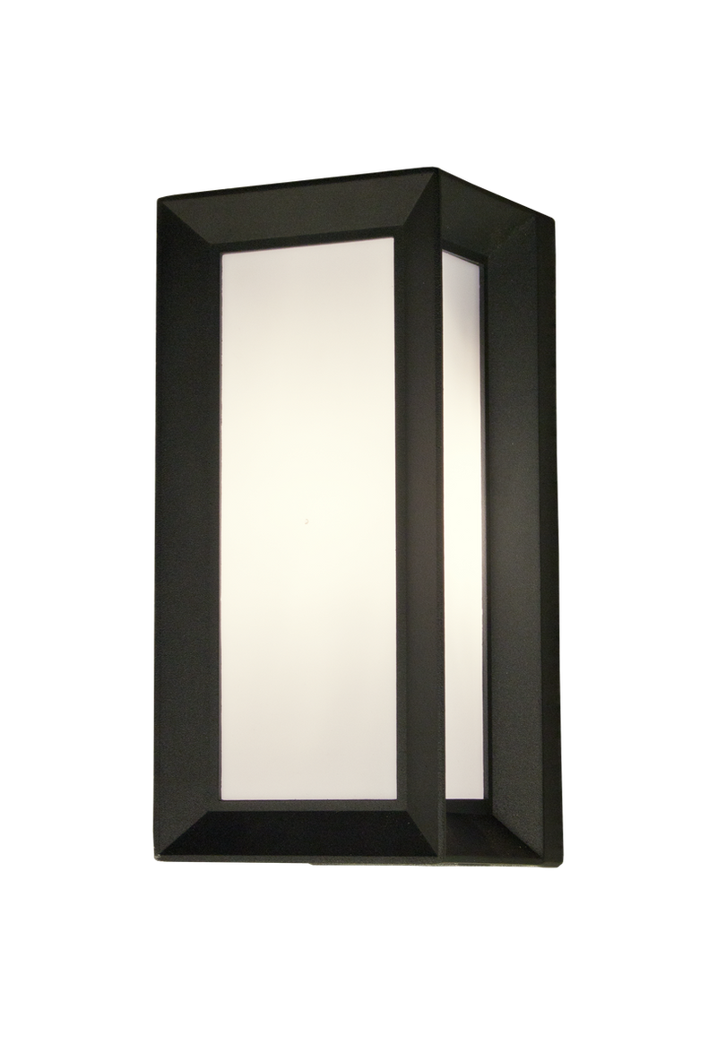 Box vegglampe utendørs IP44 E27 - Mørk grå-Utebelysning vegg klassisk-Aneta Lighting-13630-14-Lightup.no