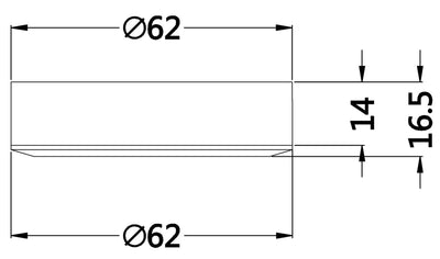 Brandon 4 pakning møbeldownlight 3W dimbar m/driver - Hvit-Downlight møbel-NorDesign-323918236+300180350+190270306-4-Lightup.no