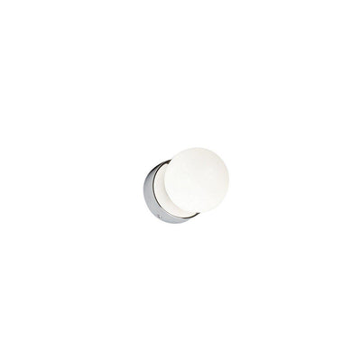 Brazos vegglampe IP44 - Opal/Krom-Vegglamper-Nowodvorski-N-6948-Lightup.no