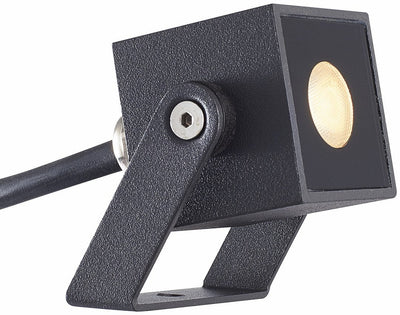 Brick mini uplight/veggspot utendørs IP65 1W 3000K - Mørk grå-Utebelysning uplight-Malmbergs-9977292-Lightup.no