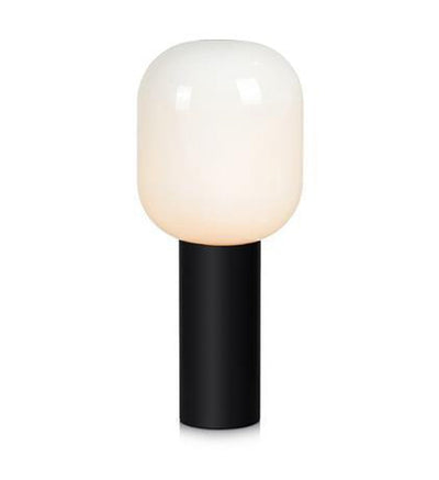 Brooklyn bordlampe 56 Svart/Opalhvit-Bordlamper-Marksløjd-107480-Lightup.no