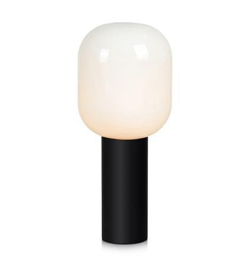 Brooklyn bordlampe 56 Svart/Opalhvit-Bordlamper-Marksløjd-107480-Lightup.no