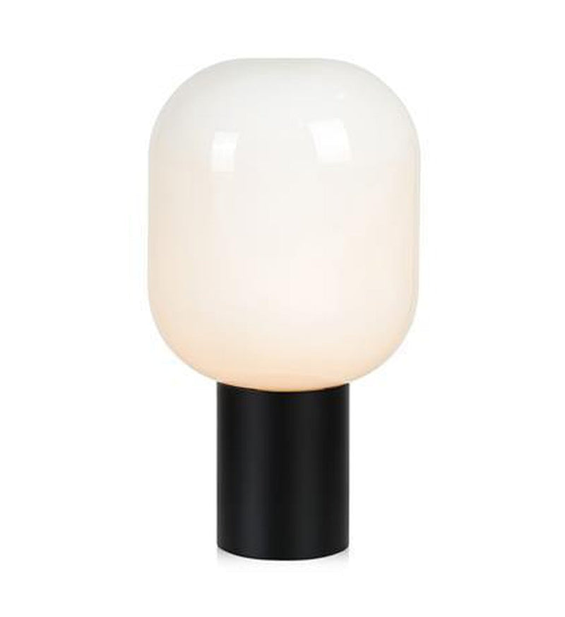 Brooklyn bordlampe Svart/Opalhvit-Bordlamper-Marksløjd-107482-Lightup.no