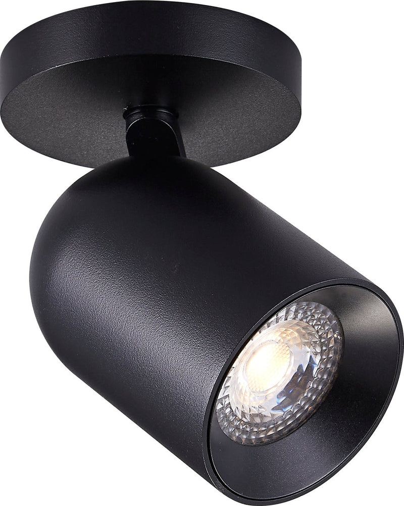 Bullet K1 tak/veggspot GU10 - Svart-Taklamper-NorDesign-775490105-Lightup.no