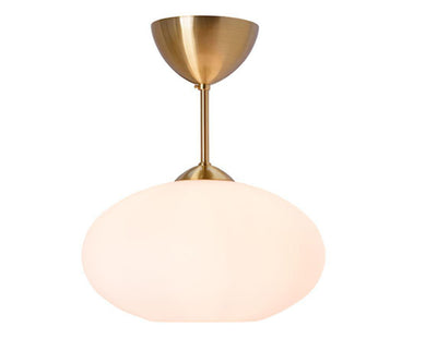 Bullo taklampe - Messing/Opal glass-Taklamper-Belid-223510389-Lightup.no