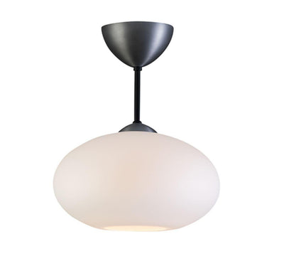 Bullo taklampe - Oksidgrå/Opal glass-Taklamper-Belid-2235155389-Lightup.no