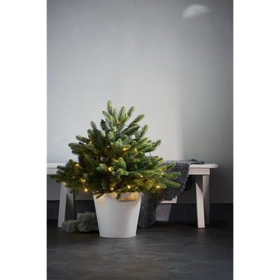 Busk juletre utendørs med 40 LED lys 75cm IP44-Julebelysning dekor og pynt ute-Star Trading-606-88-Lightup.no