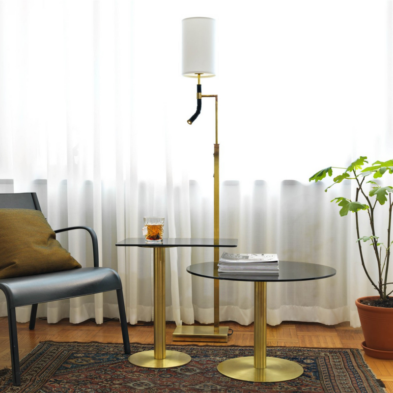 Butler gulvlampe - Rå messing-Gulvlamper-Örsjö-39859-72-006-Lightup.no