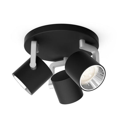 Byrl myLiving taklampe 3x4,3W LED - Svart-Taklamper-Philips-915005698001-Lightup.no
