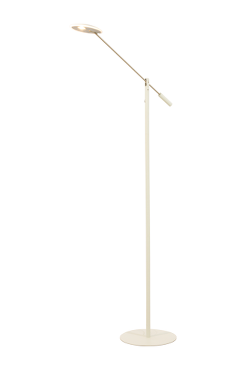 Cadiz gulvlampe - Hvit/stål-Gulvlamper-Aneta Lighting-19001-01-90-Lightup.no