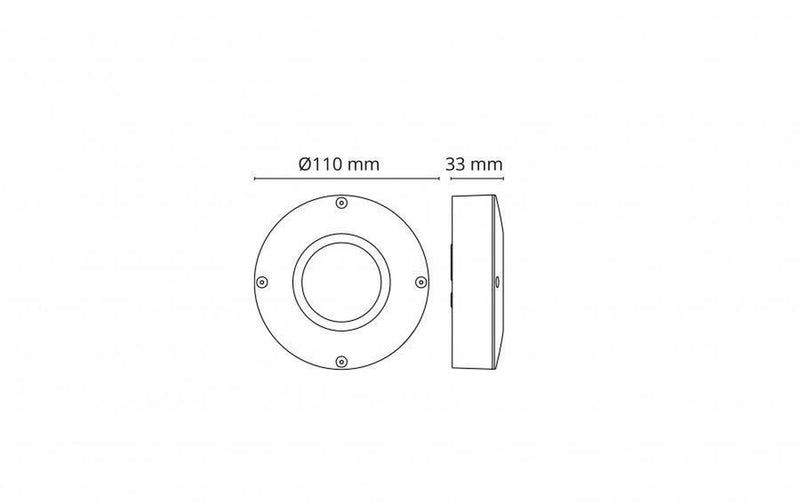 Callisto 4W LED spot, grafitt-Downlight lavtbyggende-Sg Armaturen As-3100129-Lightup.no