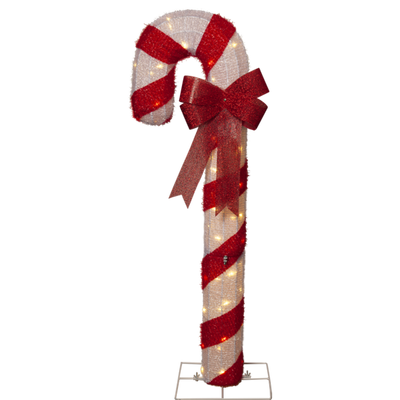 Candycane dekorasjon utendørs 120 cm-Julebelysning dekor og pynt ute-Star Trading-475-24-Lightup.no