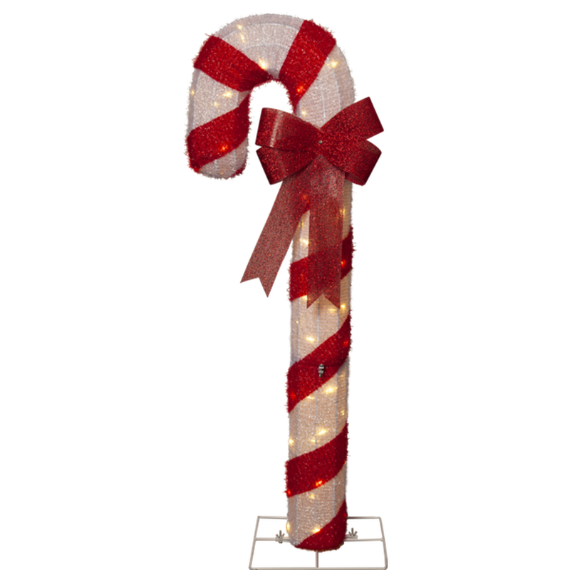 Candycane dekorasjon utendørs 120 cm-Julebelysning dekor og pynt ute-Star Trading-475-24-Lightup.no