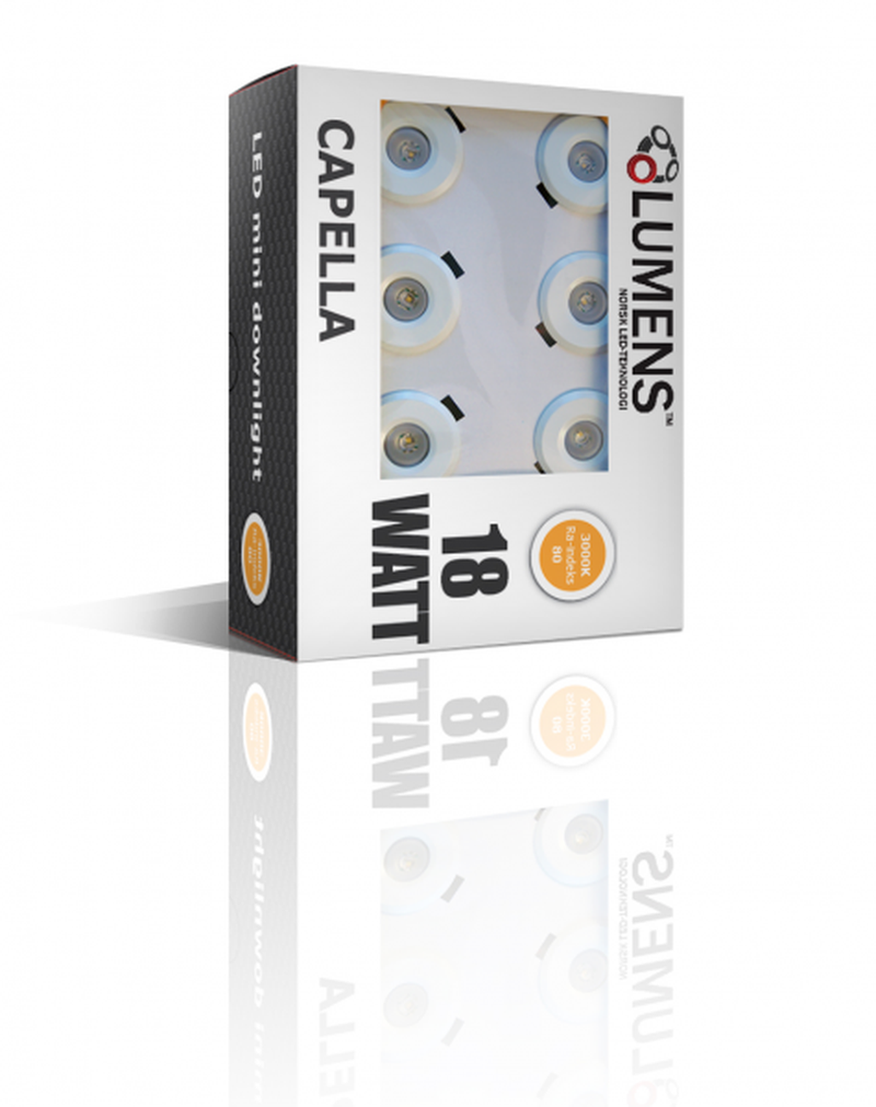 Capella Mini Downlights IP44 hvit-Downlight lavtbyggende-Lumens-3230162-Lightup.no