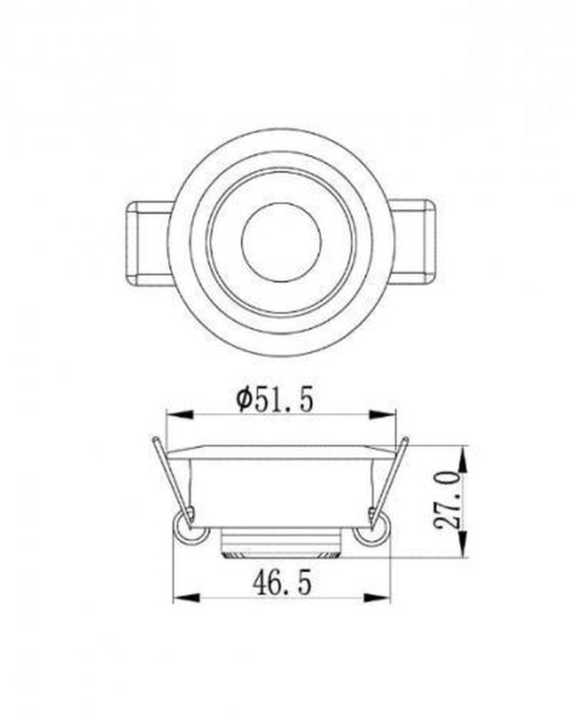Capella flex 6x3W T-097 Mini LED-downlight sett hvit-Downlight lavtbyggende-Lumens-3230160-Lightup.no