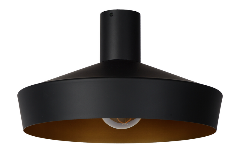 Cardiff taklampe 40 cm Svart/gull-Taklamper-Lucide-LC30187/40/30-Lightup.no