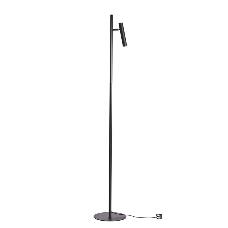 Carlo enkel gulvlampe LED - Svart-Gulvlamper-Dyberg Larsen-DL-9020-Lightup.no