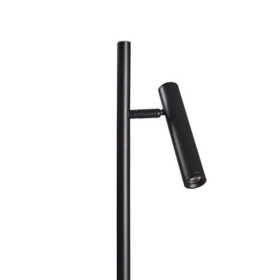 Carlo enkel gulvlampe LED - Svart-Gulvlamper-Dyberg Larsen-DL-9020-Lightup.no