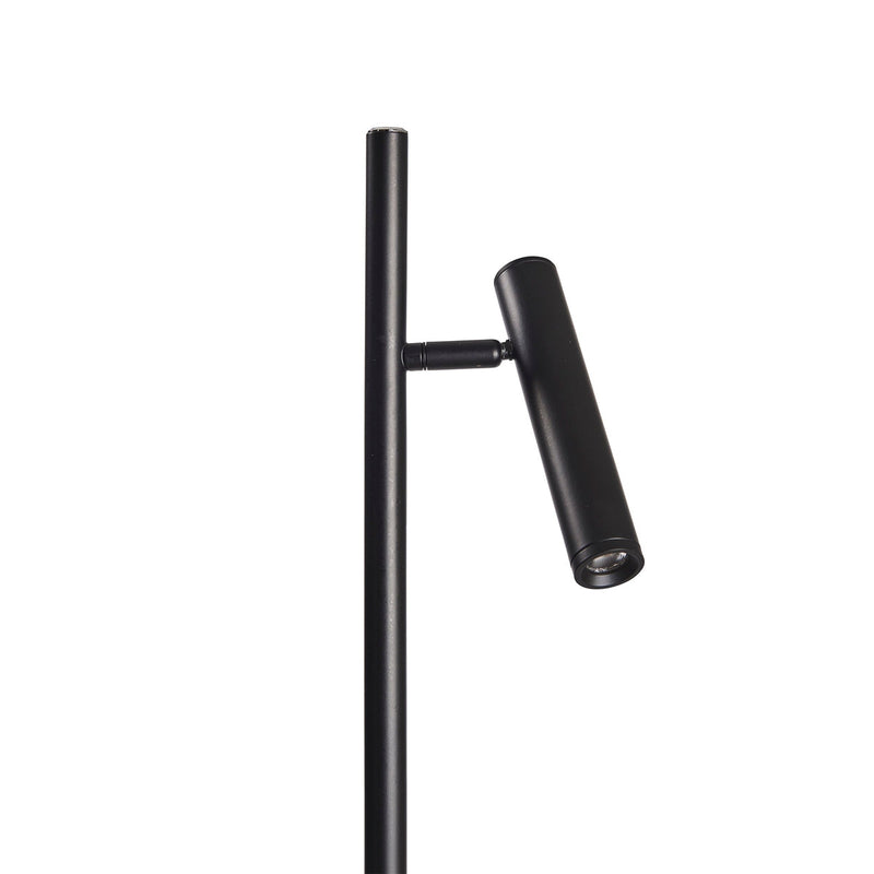 Carlo enkel gulvlampe LED - Svart-Gulvlamper-Dyberg Larsen-DL-9020-Lightup.no