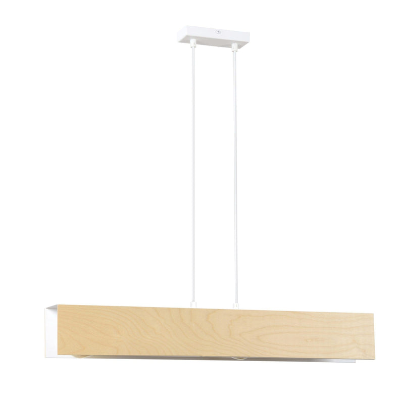 Carlo takpendel 72 cm - Hvit/Trefarget-Takpendler-Emibig-611/3-Lightup.no