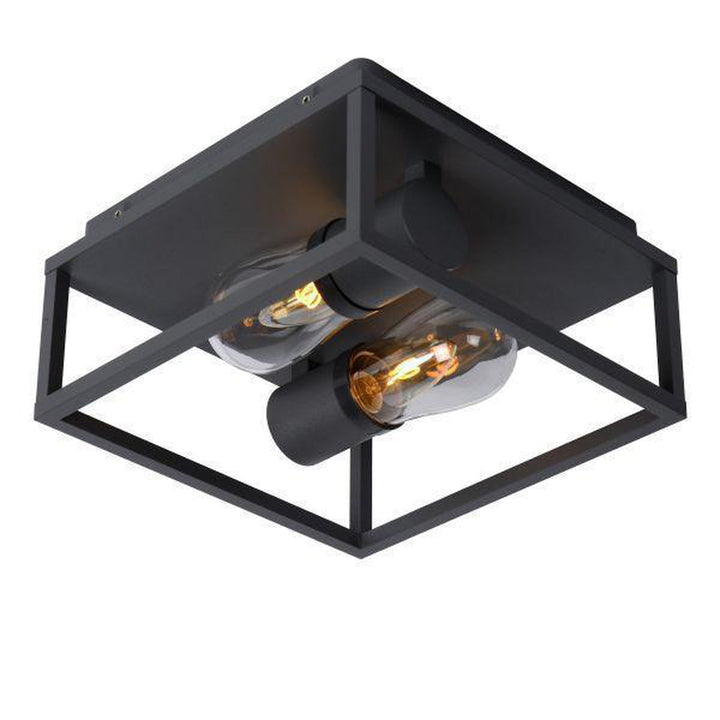 Carlyn taklampe baderom IP54-Taklamper-Lucide-Svart-LC27100/02/30-Lightup.no