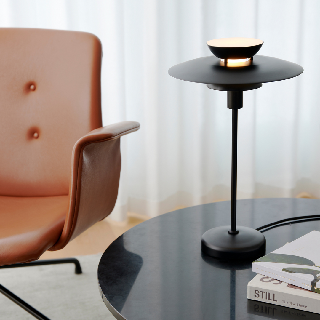 Carmen bordlampe - Svart-Bordlamper-Nordlux-Svart-2213615003-Lightup.no