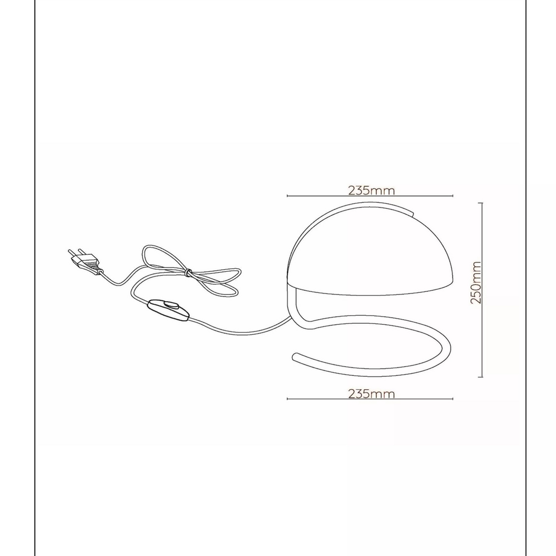 Cato bordlampe - Oransje-Bordlamper-Lucide-Oransje-LC46516/01/53-Lightup.no