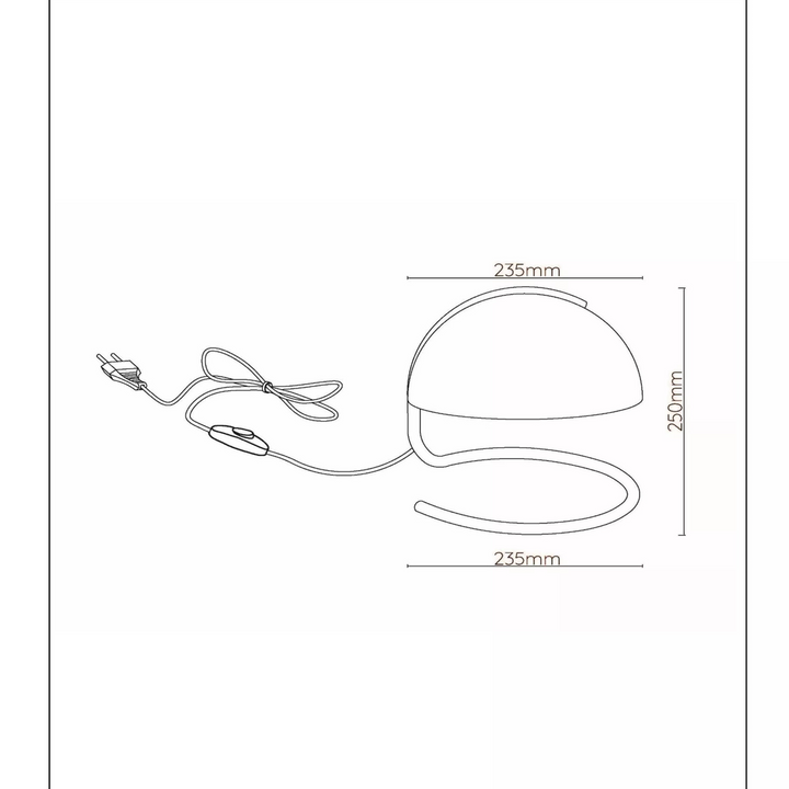 Cato bordlampe - Oransje-Bordlamper-Lucide-Oransje-LC46516/01/53-Lightup.no