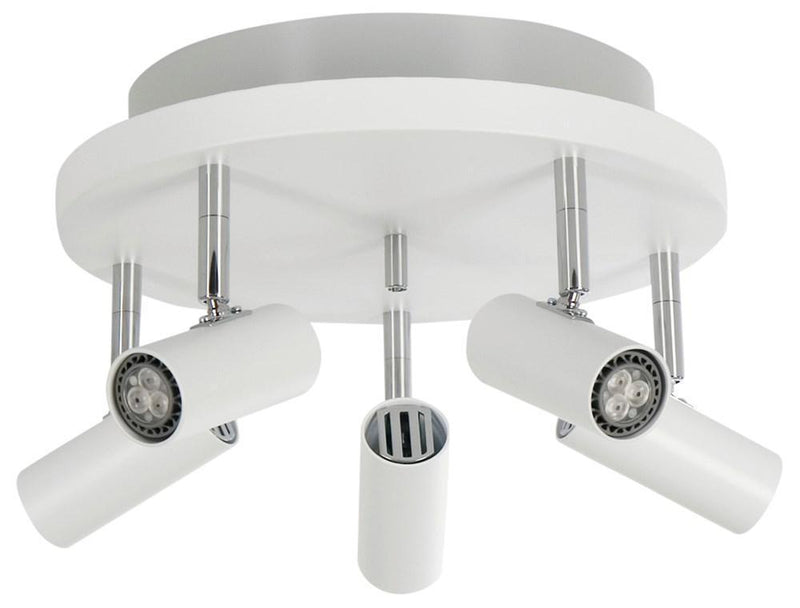 Cato round 5 takspot - Hvit-Taklamper-Belid-601736-Lightup.no