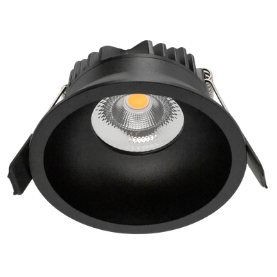 Ceto Mini Fixed lavtbyggende downlight 7W 2700K Dimbar IP44 - Svart-Downlight lavtbyggende-Norlux-21927-36-2-Lightup.no