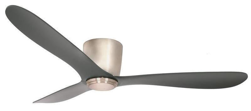 Cetus takvifte - nikkel/antrasitt grå-Vifter-Texa Design-A60-1N+A10-60G-Lightup.no