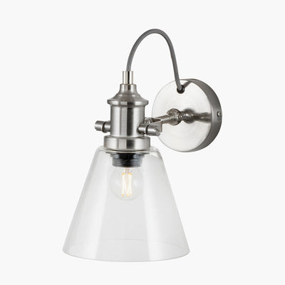 Chaplin vegglampe - Krom/Klart glass-Vegglamper-Pacific Lifestyle-39-017-Lightup.no
