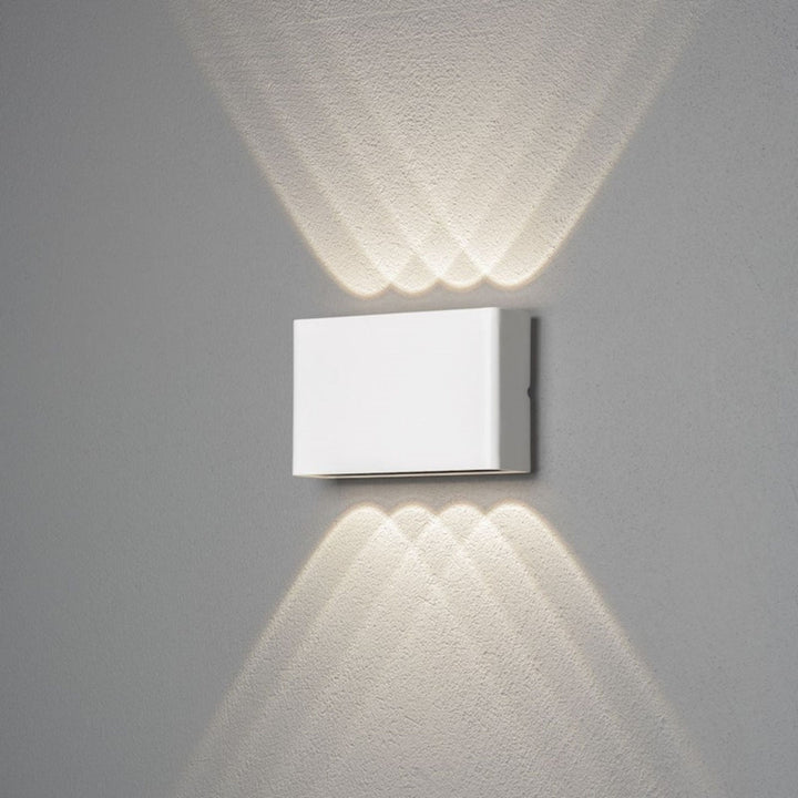 Chieri vegglampe utendørs opp/ned 8x1W IP54 - Hvit-Utebelysning vegg opp og ned-Konstsmide-Hvit-7865-250-Lightup.no