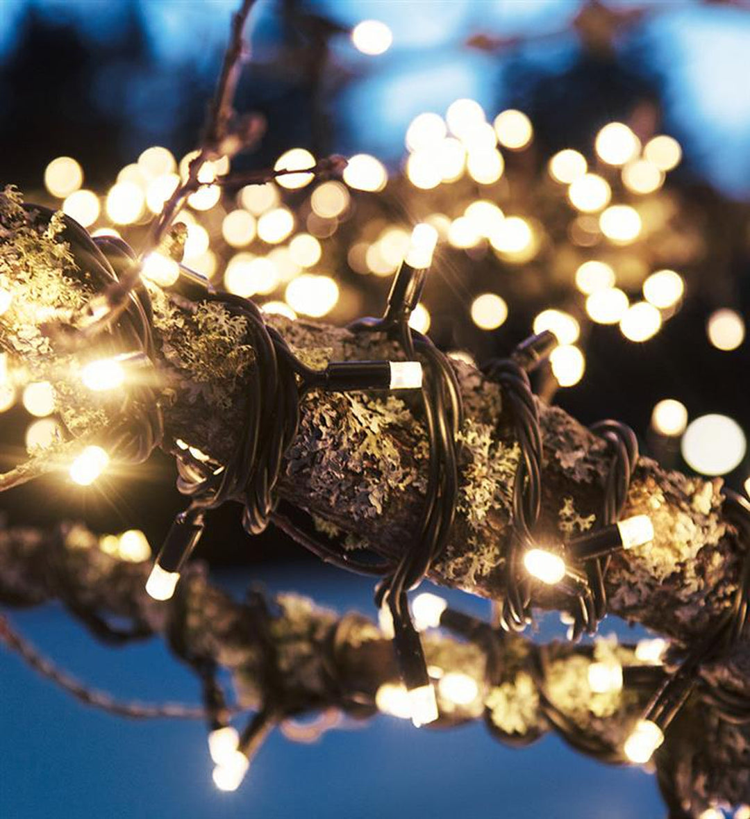 Chrissline lysslynge 50 lys 5 meter extra - Varmhvit-Julebelysning juletrelys ute-Marksløjd-704800-Lightup.no
