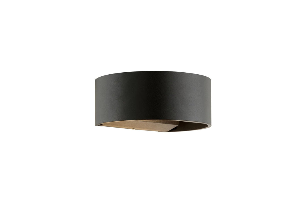 Circle vegglampe utendørs IP54 - Svart-Utebelysning vegg opp og ned-Dyberg Larsen-Svart-DL-1111-Lightup.no