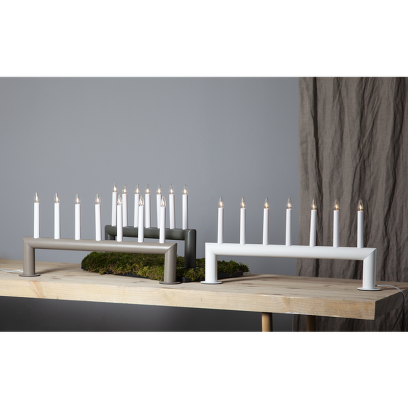 Circum adventsstake 7-lys - Hvit-Julebelysning adventsstake-Star Trading-219-55-Lightup.no