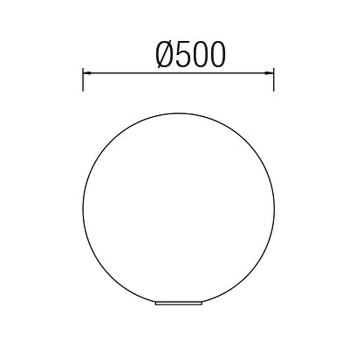 Cisne Surface 50 cm utendørs E27 IP44 - Hvit-Utebelysning portstolpe-NorDesign-Hvit-55-9481-M1-M1-Lightup.no