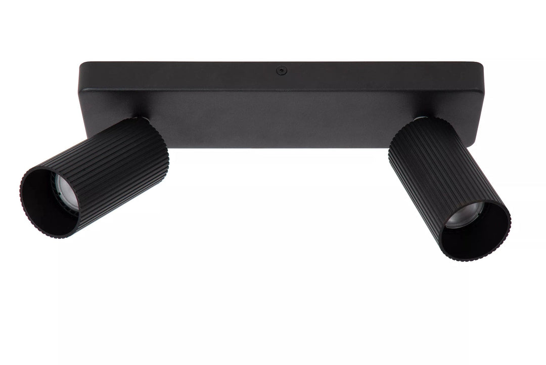 Clubs takspot 2-lys-Taklamper-Lucide-Svart-LC09939/02/30-Lightup.no