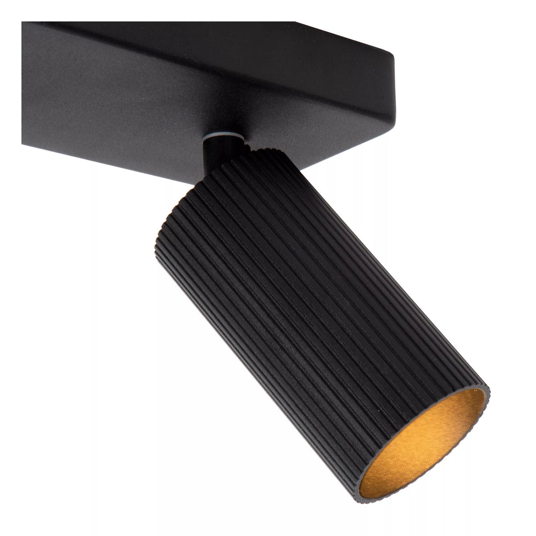 Clubs takspot 2-lys-Taklamper-Lucide-Svart-LC09939/02/30-Lightup.no