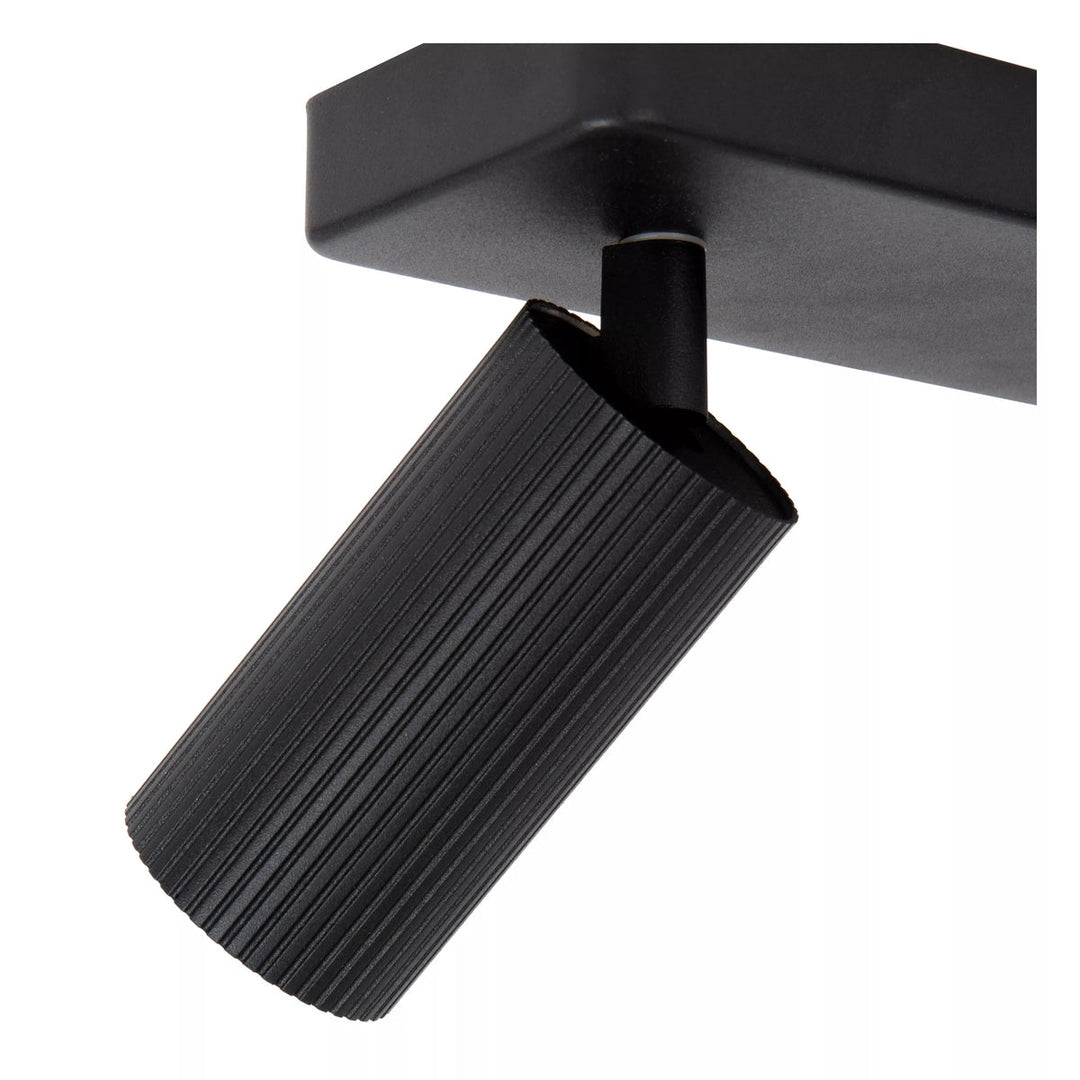 Clubs takspot 2-lys-Taklamper-Lucide-Svart-LC09939/02/30-Lightup.no