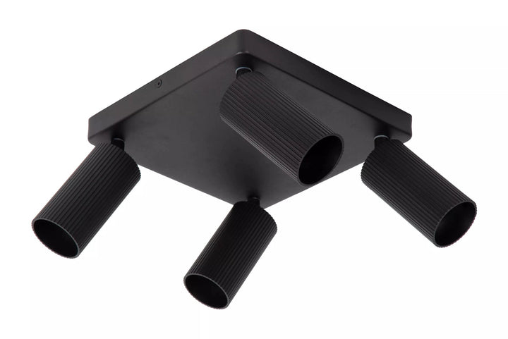 Clubs takspot 4-lys-Taklamper-Lucide-Svart-LC09939/14/30-Lightup.no