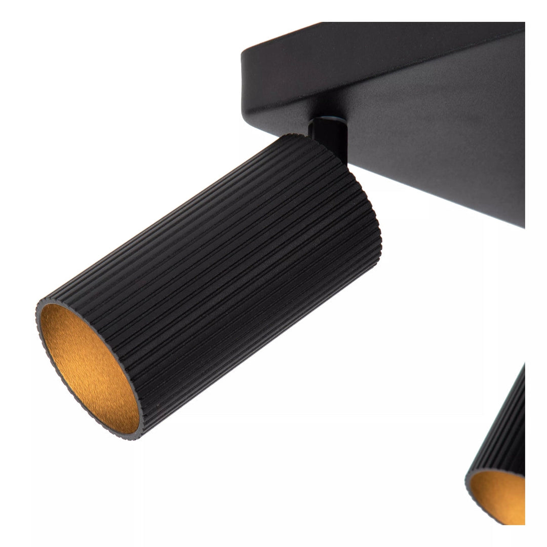 Clubs takspot 4-lys-Taklamper-Lucide-Svart-LC09939/14/30-Lightup.no