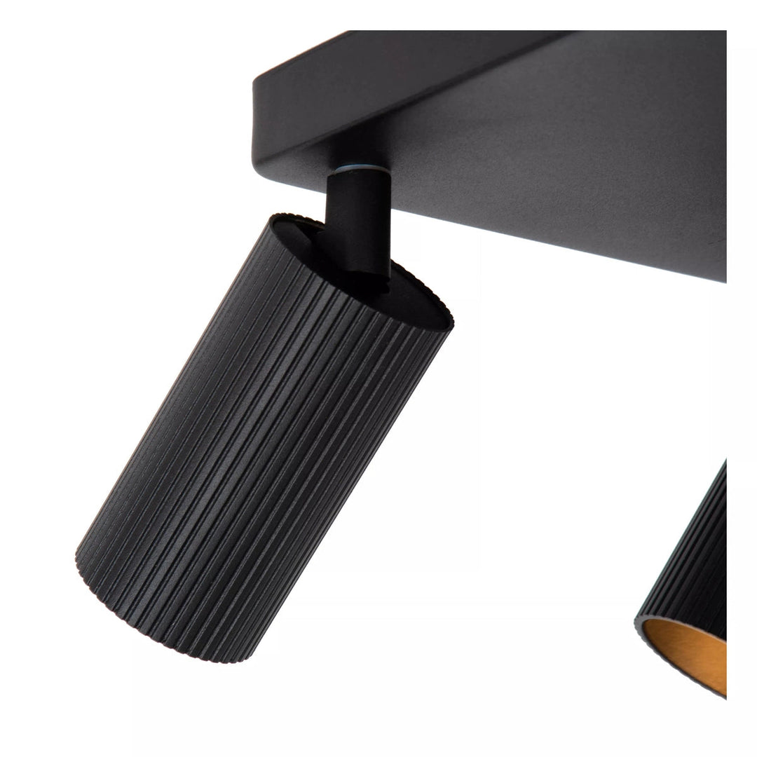 Clubs takspot 4-lys-Taklamper-Lucide-Svart-LC09939/14/30-Lightup.no
