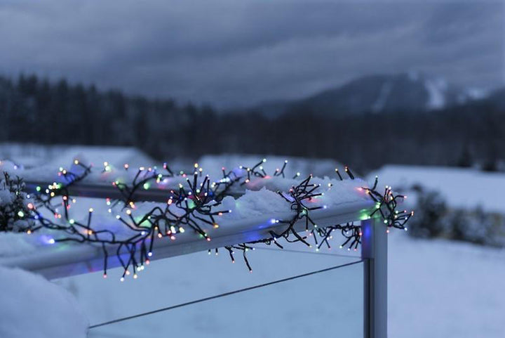 Cluster lysslynge 576 LED utendørs IP44 multifunksjon - Fargede-Julebelysning juletrelys ute-Konstsmide-3861-500-Lightup.no