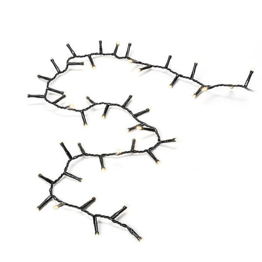Clusterslynge 400 LED innendørs - Varmhvit-Julebelysning juletrelys og slynger-Konstsmide-Hvit-3876-100-Lightup.no