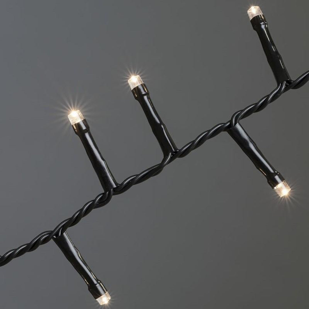 Clusterslynge 400 LED innendørs - Varmhvit-Julebelysning juletrelys og slynger-Konstsmide-Hvit-3876-100-Lightup.no
