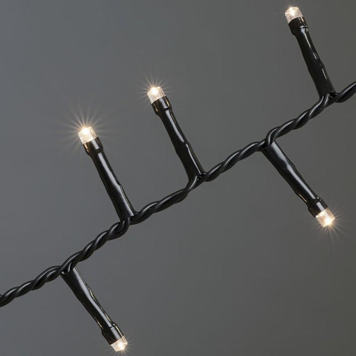 Clusterslynge 400 LED innendørs - Varmhvit-Julebelysning juletrelys og slynger-Konstsmide-Hvit-3876-100-Lightup.no