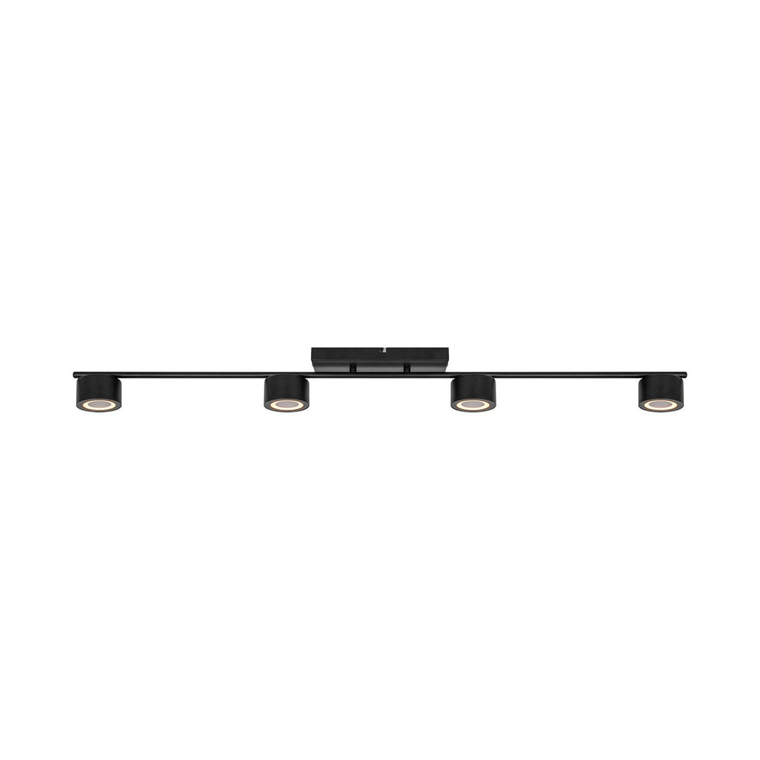 Clyde spotskinne med 4 lys 3 step dim 2700K - Svart-Taklamper-Nordlux-Svart-2213530103-Lightup.no