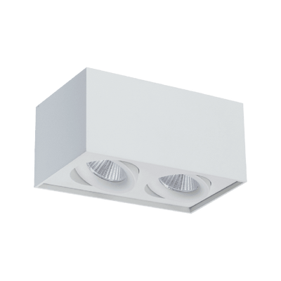 Cobra 360° Rotatable Surface Double downlight 2x8W 2700K IP20 - Hvit-Taklamper-Norlux-6927-38-3-Lightup.no