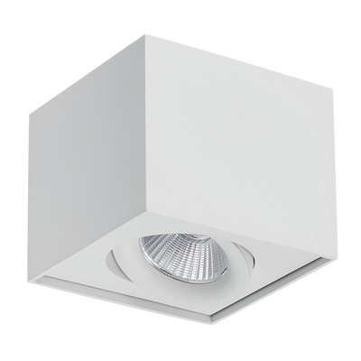 Cobra 360° Rotatable Surface downlight 8W 2000-3000K Dim2Warm IP20 - Hvit-Taklamper-Norlux-6827-D2W-38-3-Lightup.no